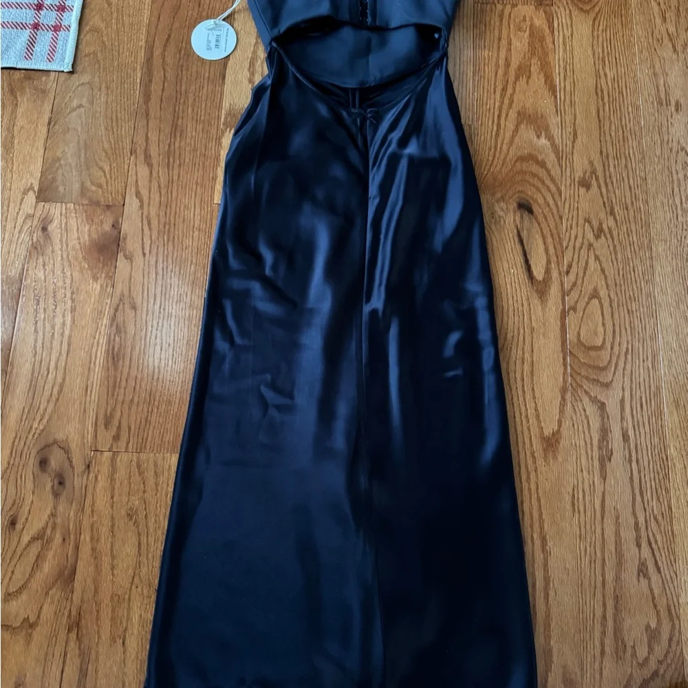 STAUD Navy Midi Wayfaring Dress. Size 0. NWT. - Picture 7 of 8